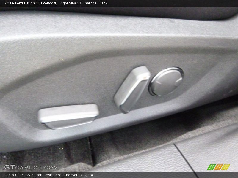 Ingot Silver / Charcoal Black 2014 Ford Fusion SE EcoBoost