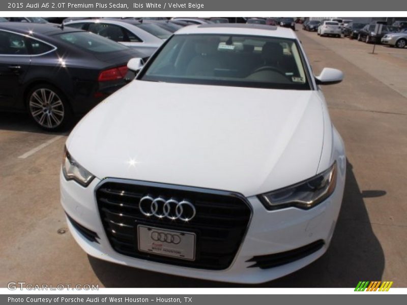 Ibis White / Velvet Beige 2015 Audi A6 2.0T Premium Plus Sedan