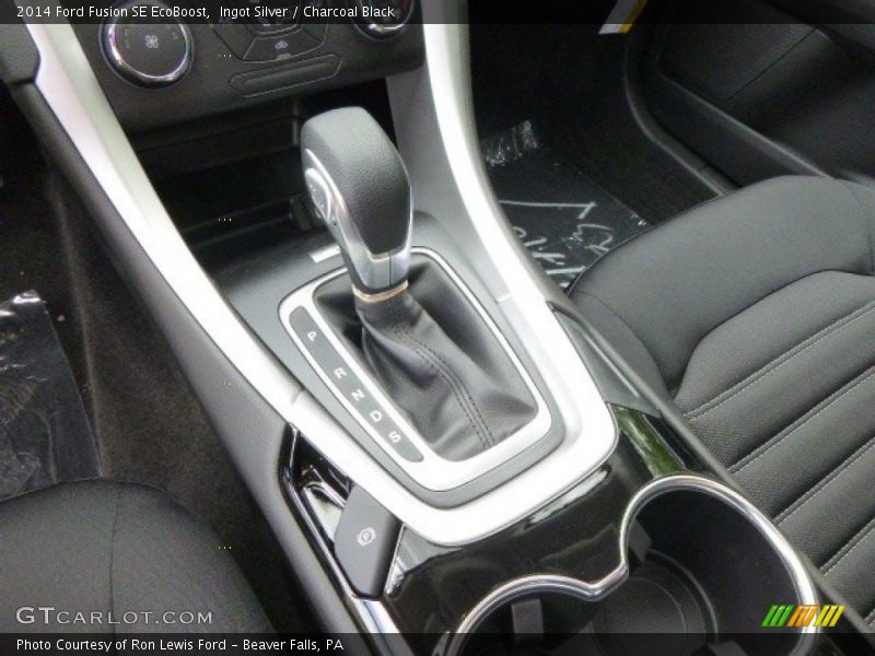 Ingot Silver / Charcoal Black 2014 Ford Fusion SE EcoBoost