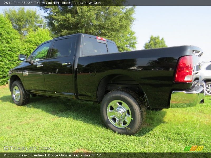 Black / Black/Diesel Gray 2014 Ram 2500 SLT Crew Cab 4x4