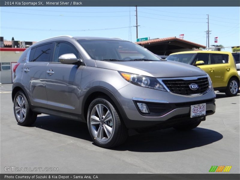 Mineral Silver / Black 2014 Kia Sportage SX