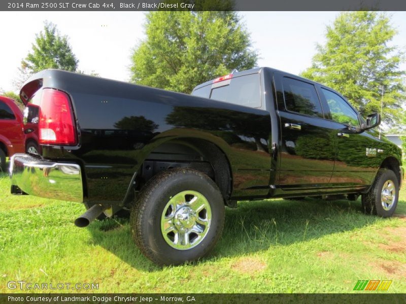 Black / Black/Diesel Gray 2014 Ram 2500 SLT Crew Cab 4x4