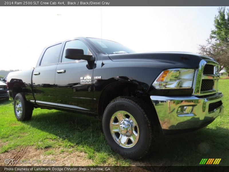 Black / Black/Diesel Gray 2014 Ram 2500 SLT Crew Cab 4x4