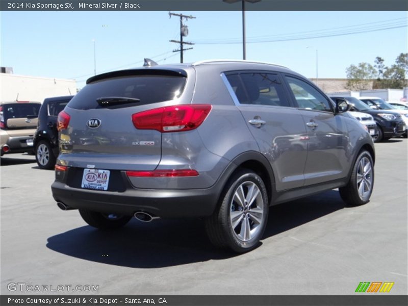 Mineral Silver / Black 2014 Kia Sportage SX