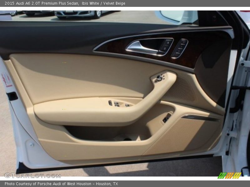 Ibis White / Velvet Beige 2015 Audi A6 2.0T Premium Plus Sedan