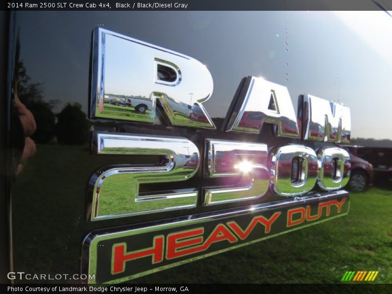 Black / Black/Diesel Gray 2014 Ram 2500 SLT Crew Cab 4x4