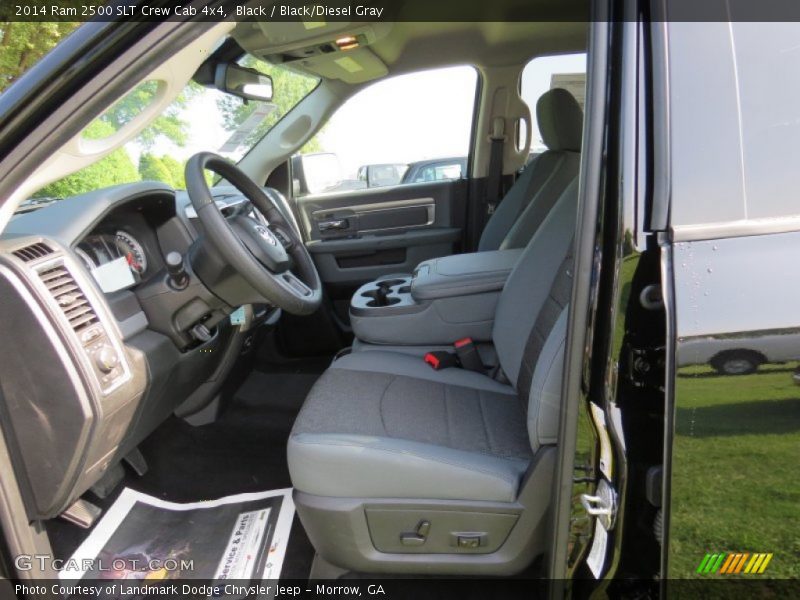 Black / Black/Diesel Gray 2014 Ram 2500 SLT Crew Cab 4x4