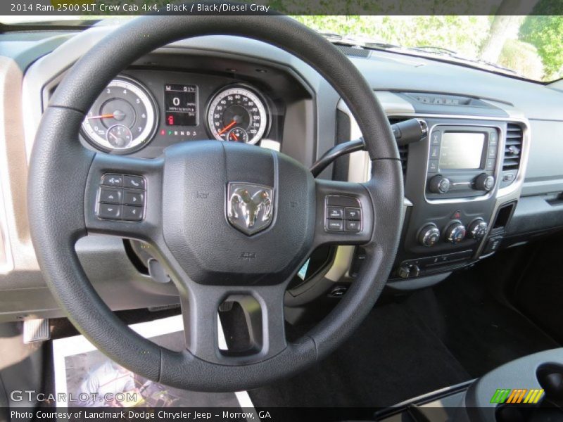 Black / Black/Diesel Gray 2014 Ram 2500 SLT Crew Cab 4x4