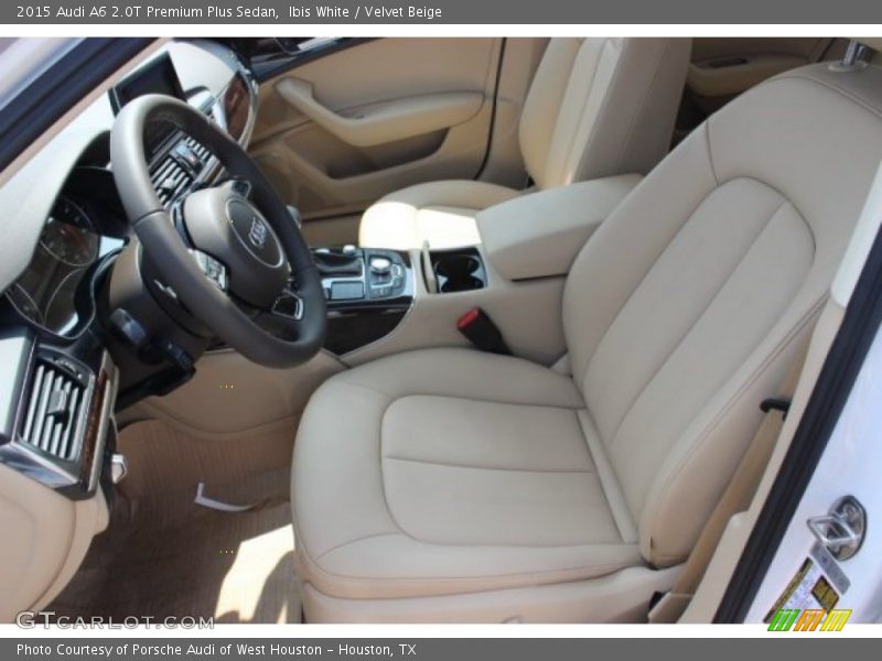 Ibis White / Velvet Beige 2015 Audi A6 2.0T Premium Plus Sedan