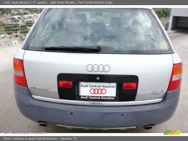 Light Silver Metallic / Fern Green/Desert Grass 2002 Audi Allroad 2.7T quattro