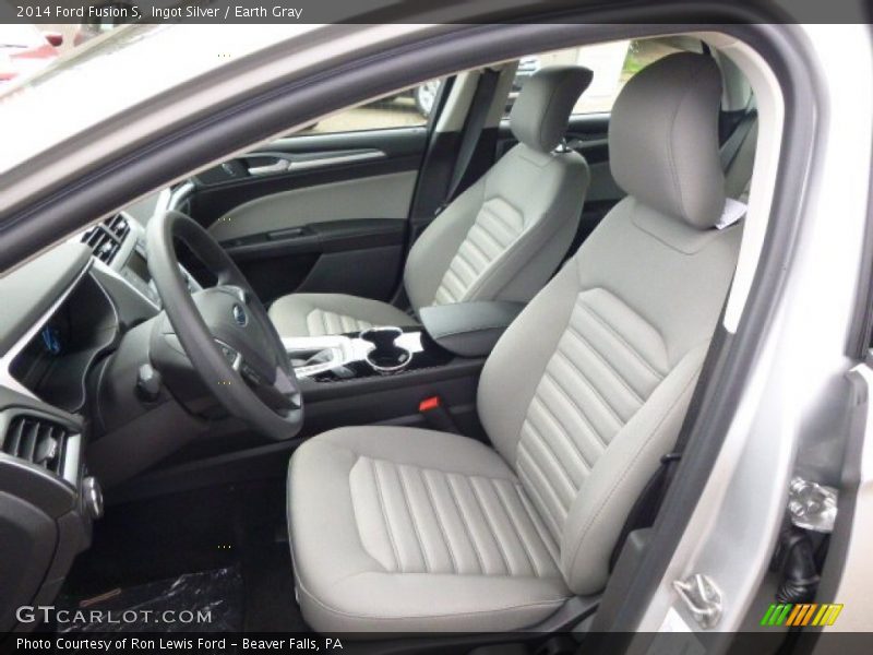 Ingot Silver / Earth Gray 2014 Ford Fusion S
