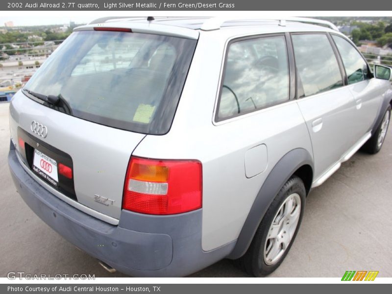 Light Silver Metallic / Fern Green/Desert Grass 2002 Audi Allroad 2.7T quattro