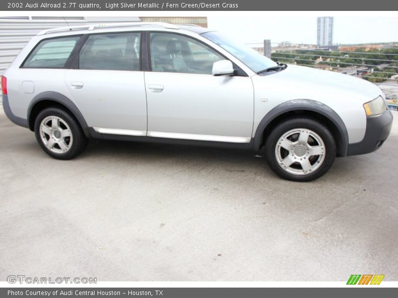 Light Silver Metallic / Fern Green/Desert Grass 2002 Audi Allroad 2.7T quattro