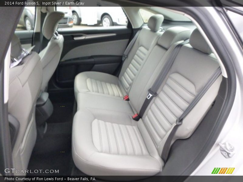Ingot Silver / Earth Gray 2014 Ford Fusion S