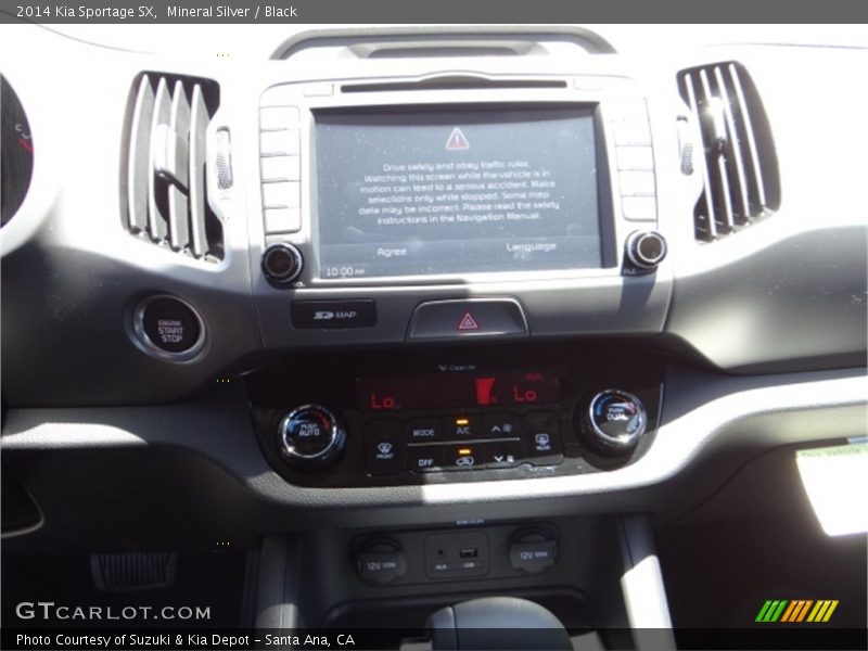 Mineral Silver / Black 2014 Kia Sportage SX