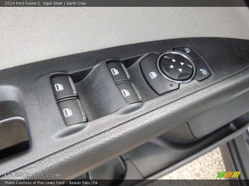 Ingot Silver / Earth Gray 2014 Ford Fusion S