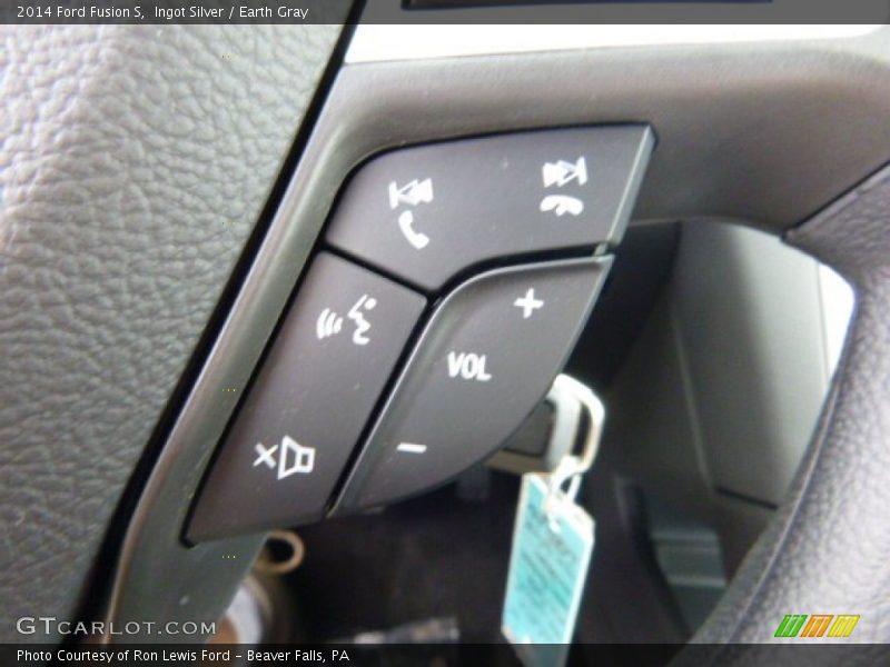Ingot Silver / Earth Gray 2014 Ford Fusion S