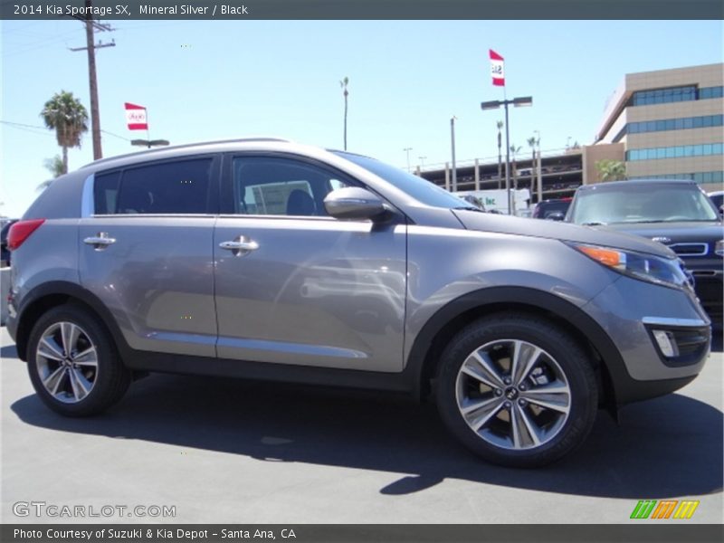 Mineral Silver / Black 2014 Kia Sportage SX