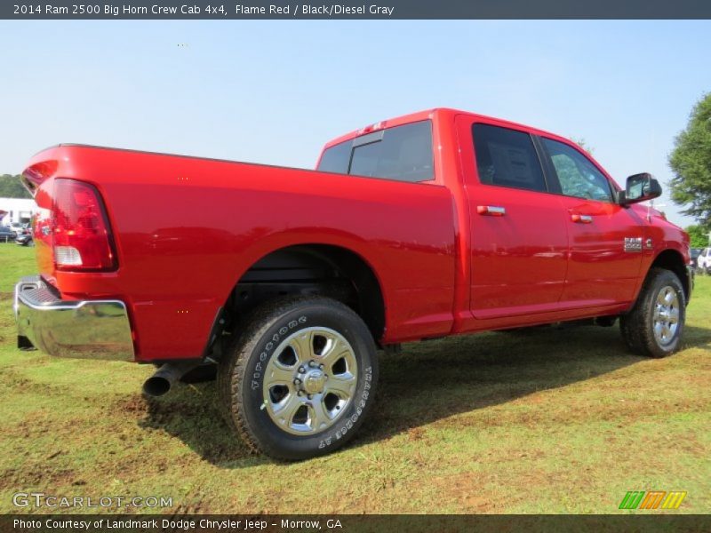 Flame Red / Black/Diesel Gray 2014 Ram 2500 Big Horn Crew Cab 4x4