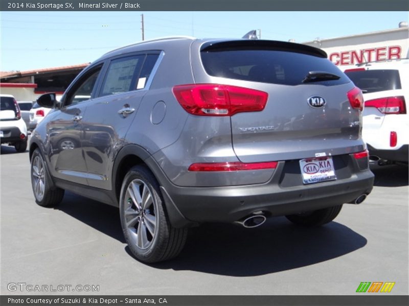 Mineral Silver / Black 2014 Kia Sportage SX