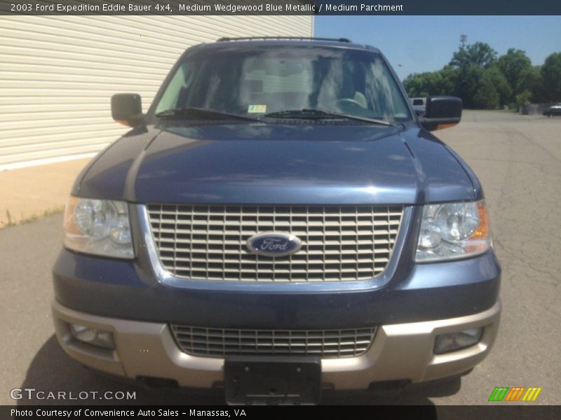 Medium Wedgewood Blue Metallic / Medium Parchment 2003 Ford Expedition Eddie Bauer 4x4