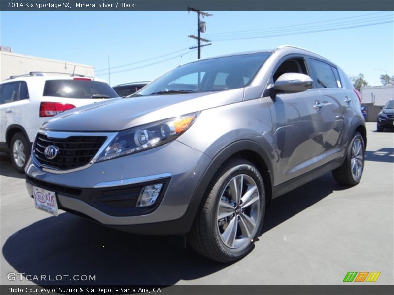 Mineral Silver / Black 2014 Kia Sportage SX