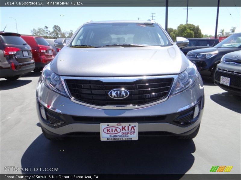 Mineral Silver / Black 2014 Kia Sportage SX