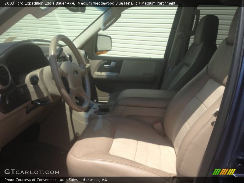Medium Wedgewood Blue Metallic / Medium Parchment 2003 Ford Expedition Eddie Bauer 4x4