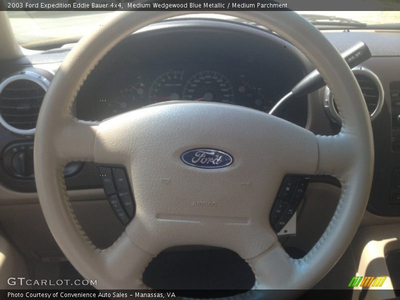Medium Wedgewood Blue Metallic / Medium Parchment 2003 Ford Expedition Eddie Bauer 4x4