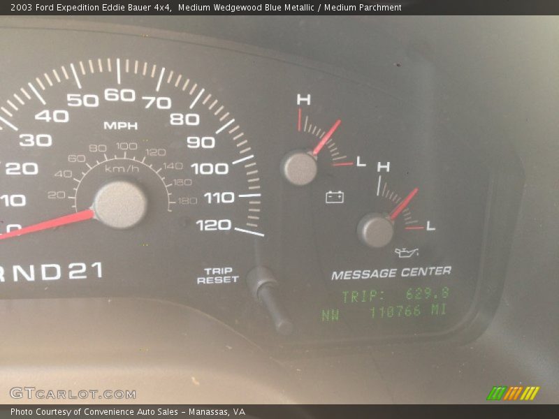 Medium Wedgewood Blue Metallic / Medium Parchment 2003 Ford Expedition Eddie Bauer 4x4