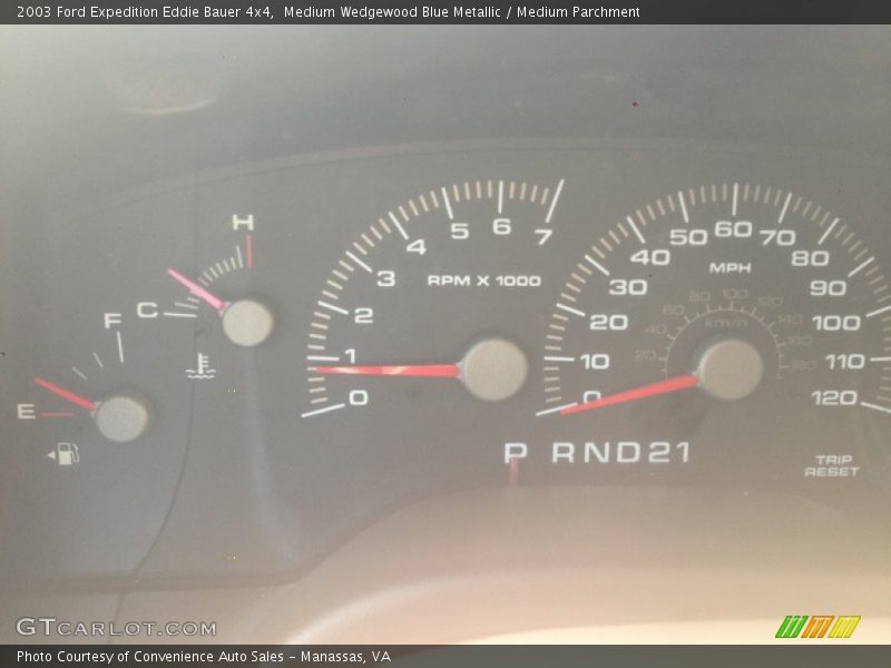 Medium Wedgewood Blue Metallic / Medium Parchment 2003 Ford Expedition Eddie Bauer 4x4