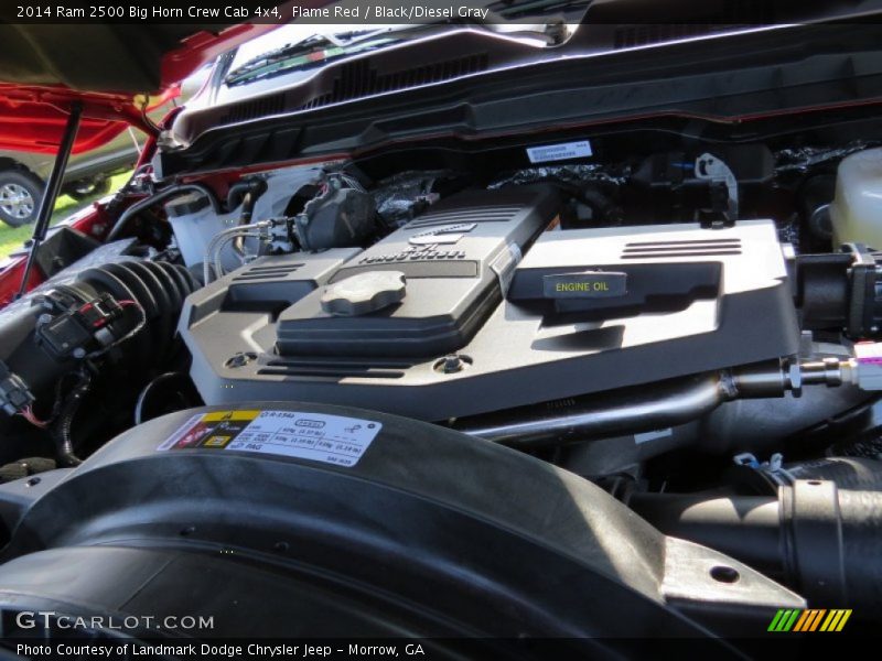 Flame Red / Black/Diesel Gray 2014 Ram 2500 Big Horn Crew Cab 4x4