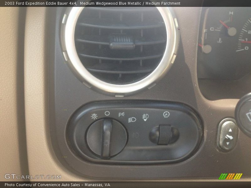 Medium Wedgewood Blue Metallic / Medium Parchment 2003 Ford Expedition Eddie Bauer 4x4