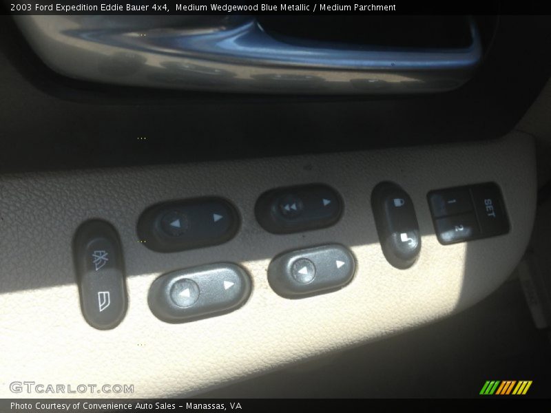 Medium Wedgewood Blue Metallic / Medium Parchment 2003 Ford Expedition Eddie Bauer 4x4