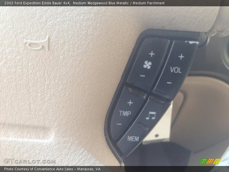 Medium Wedgewood Blue Metallic / Medium Parchment 2003 Ford Expedition Eddie Bauer 4x4