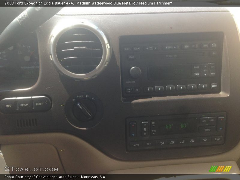 Medium Wedgewood Blue Metallic / Medium Parchment 2003 Ford Expedition Eddie Bauer 4x4