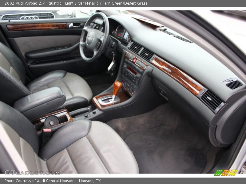 Light Silver Metallic / Fern Green/Desert Grass 2002 Audi Allroad 2.7T quattro