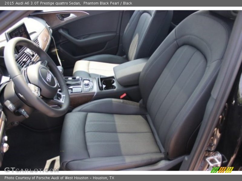 Front Seat of 2015 A6 3.0T Prestige quattro Sedan