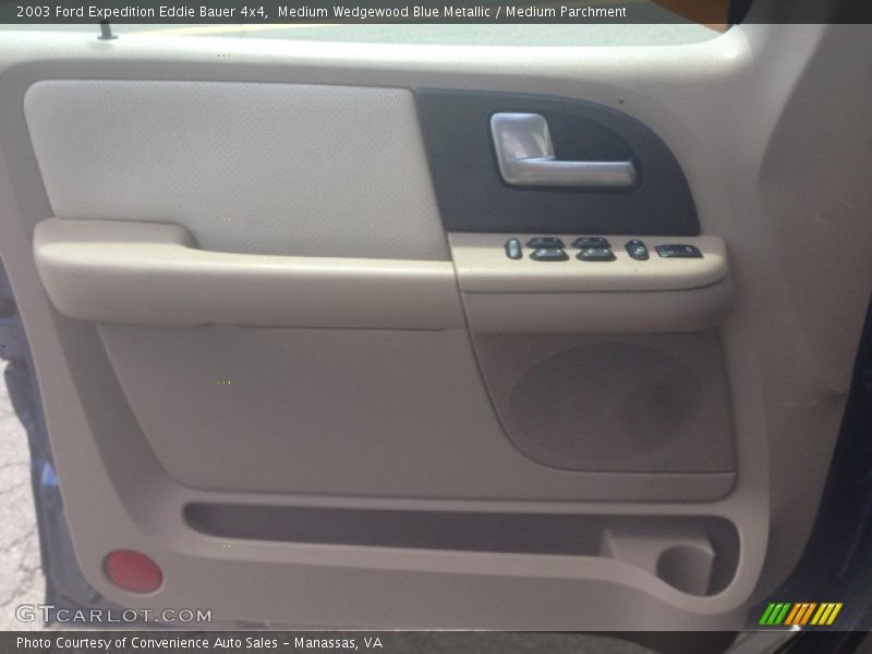 Medium Wedgewood Blue Metallic / Medium Parchment 2003 Ford Expedition Eddie Bauer 4x4