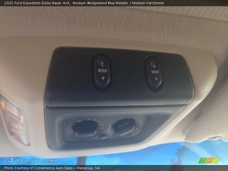 Medium Wedgewood Blue Metallic / Medium Parchment 2003 Ford Expedition Eddie Bauer 4x4