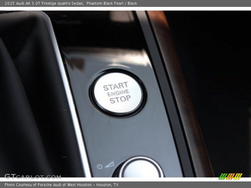 Phantom Black Pearl / Black 2015 Audi A6 3.0T Prestige quattro Sedan