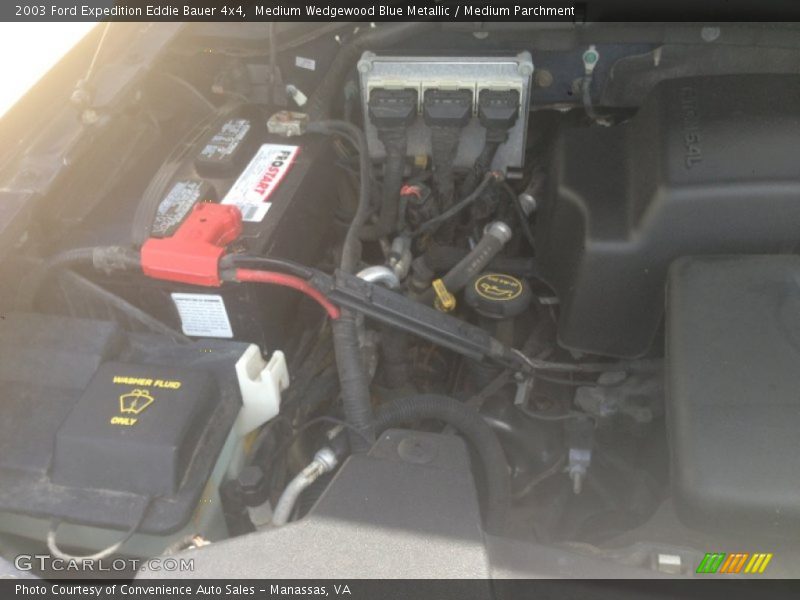 Medium Wedgewood Blue Metallic / Medium Parchment 2003 Ford Expedition Eddie Bauer 4x4