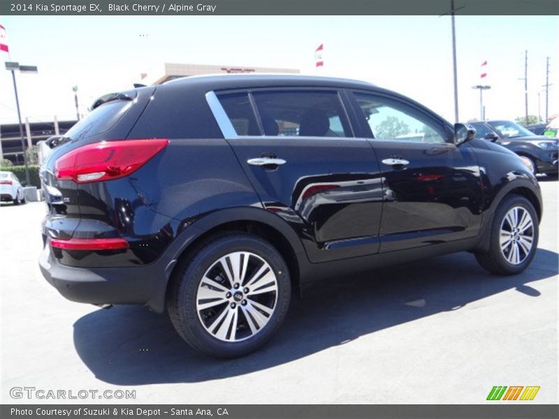 Black Cherry / Alpine Gray 2014 Kia Sportage EX