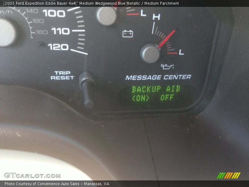 Medium Wedgewood Blue Metallic / Medium Parchment 2003 Ford Expedition Eddie Bauer 4x4