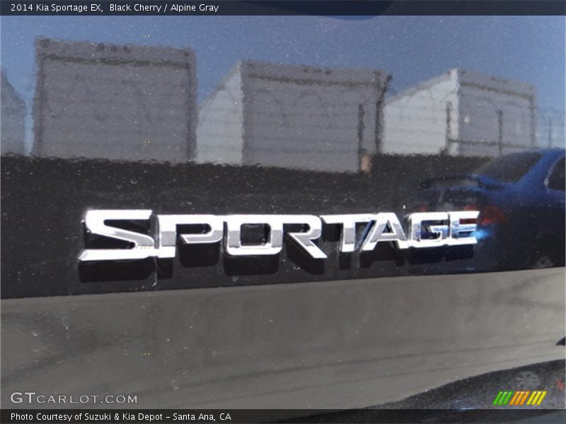 Black Cherry / Alpine Gray 2014 Kia Sportage EX