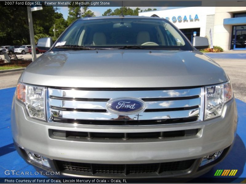 Pewter Metallic / Medium Light Stone 2007 Ford Edge SEL