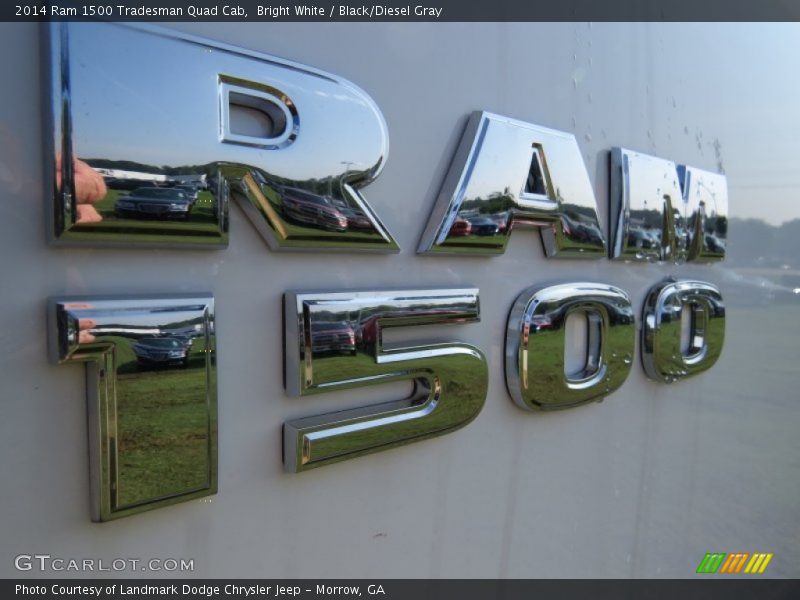 Bright White / Black/Diesel Gray 2014 Ram 1500 Tradesman Quad Cab