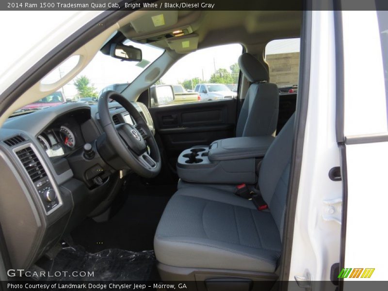 Bright White / Black/Diesel Gray 2014 Ram 1500 Tradesman Quad Cab