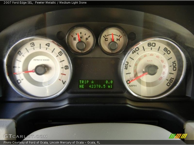 Pewter Metallic / Medium Light Stone 2007 Ford Edge SEL