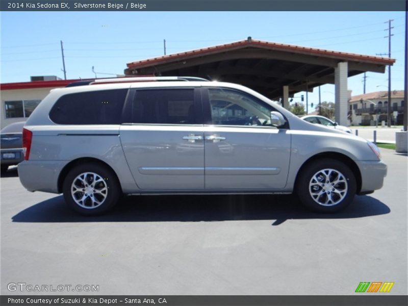 Silverstone Beige / Beige 2014 Kia Sedona EX